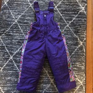 Adorable girls snow pants and jacket